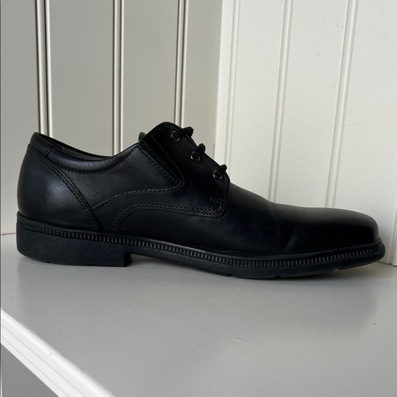 GEOX Black Leather Classic Oxfords Size EU 39/US 6 - Picture 4 of 15